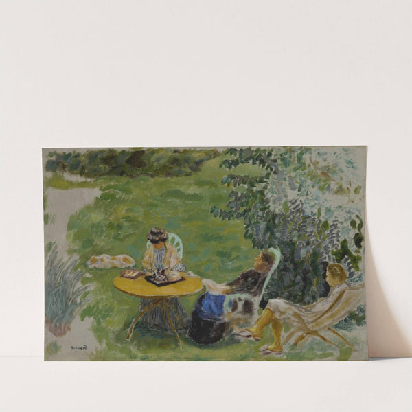 La Sieste au jardin by Pierre Bonnard