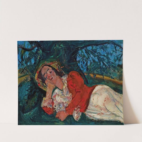 La sieste (Femme étendue sous un arbre) (1934) by Chaïm Soutine