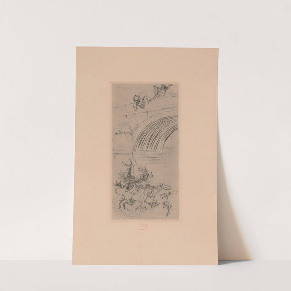 La sirène (1885) by Félicien Rops