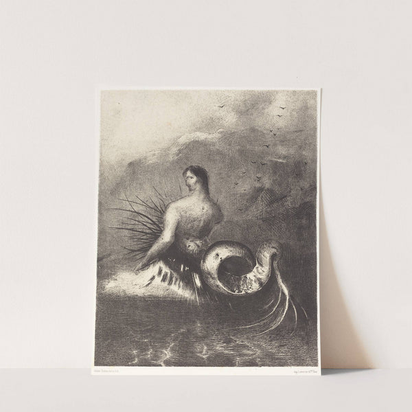 La sirene sortit des flots vetue de dards (The Siren clothed in barbs, emerged from the waves by Odilon Redon