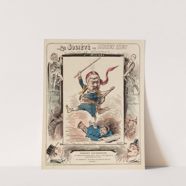 La Société des gourdins réunis ou le nouveau St Michel by Charles Tronsens (Carlo Gripp)