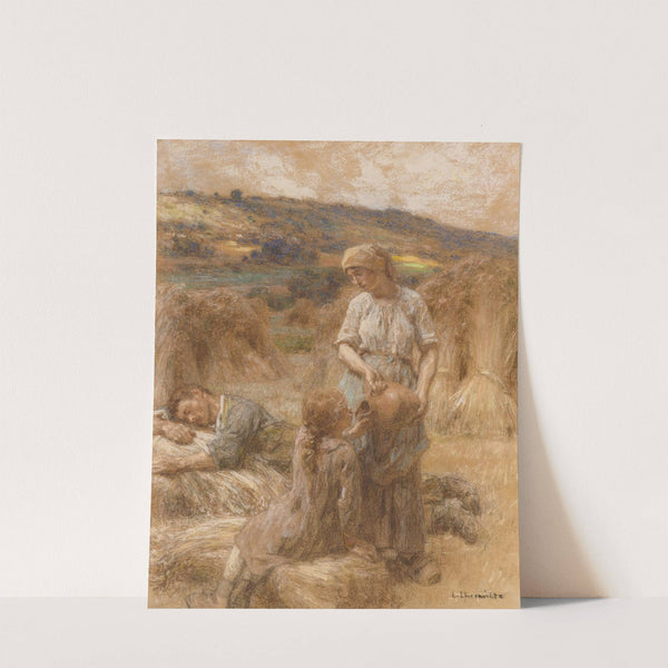La Soif En Moisson by Léon Augustin Lhermitte