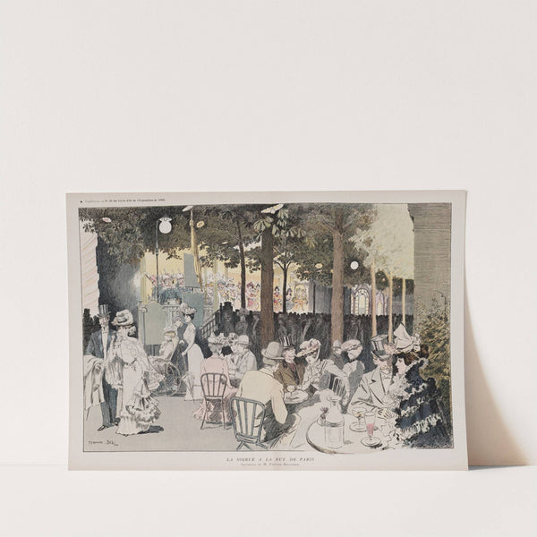 La soiree a la rue de Paris by M. Fernand Bellenger