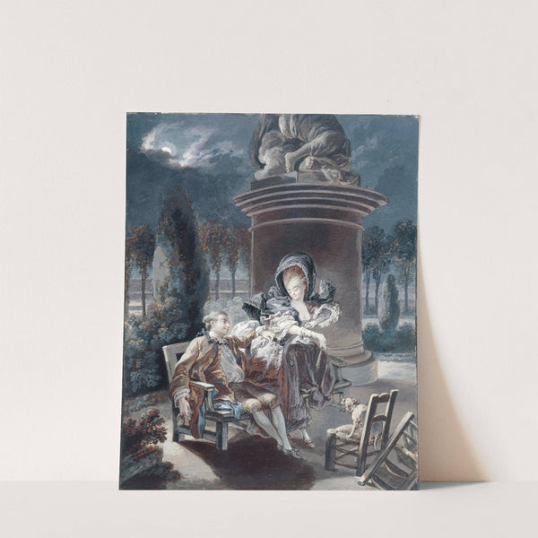 La Soirée des Tuileries by Pierre-Antoine Baudouin