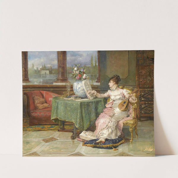 La sonata by Vicente Palmaroli y González