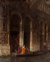 La sortie du Palais des Doges sous le pont des Soupirs