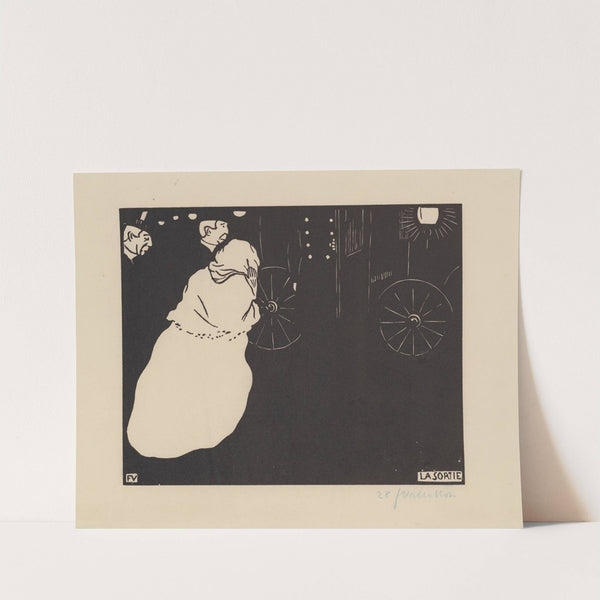 La sortie (1895) by Félix Vallotton