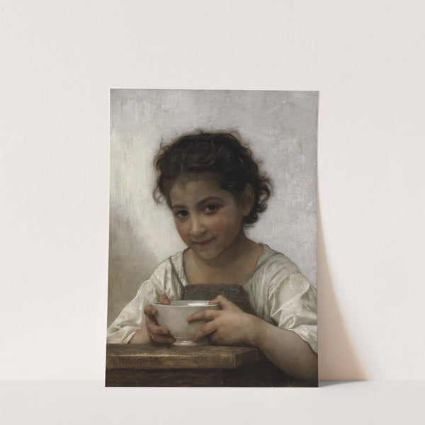 La soupe au lait (1880) by William Bouguereau