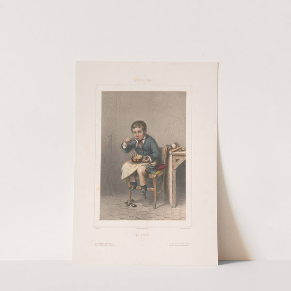 La soupe (1852) by Edmé Jean Pigal