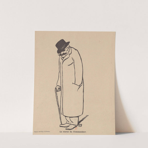 La Statue du Commandant (1899) by Félix Vallotton