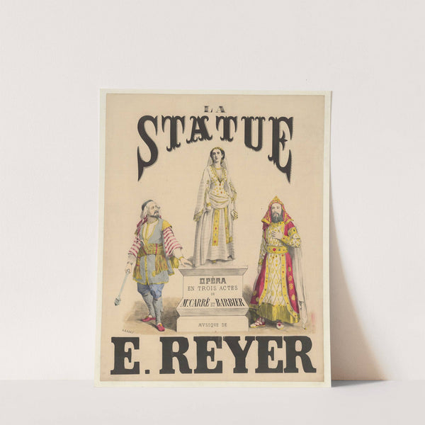 La Statue. Opéra en trois actes de Mrs Carré et Barbier (1861) by Pierre-Auguste Lamy