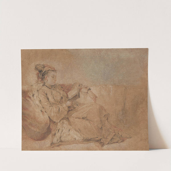 La Sultane Lisant by François Boucher