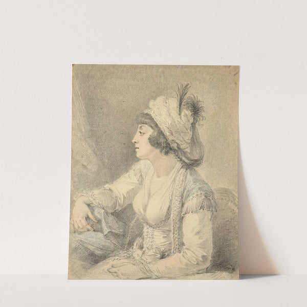 La Sultane Validé by Augustin de Saint-Aubin