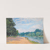 La Tamise Avec Hampton Church (1874) by Alfred Sisley