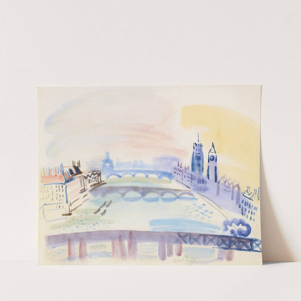 La Tamise, Londres (ca 1932) by Raoul Dufy