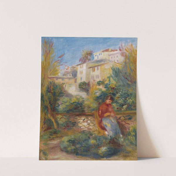 La Terrasse À Cagnes by Pierre-Auguste Renoir