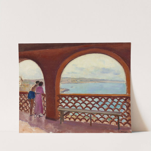 La terrasse à la Madrague by Albert Marquet