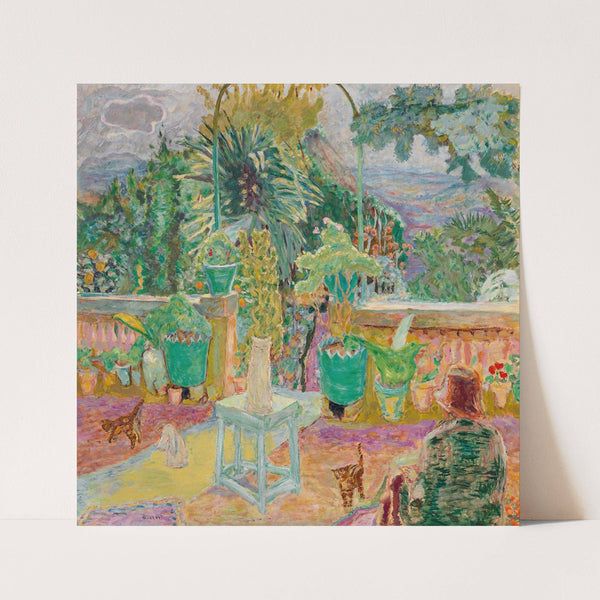 La Terrasse ou Une terrasse à Grasse (1912) by Pierre Bonnard