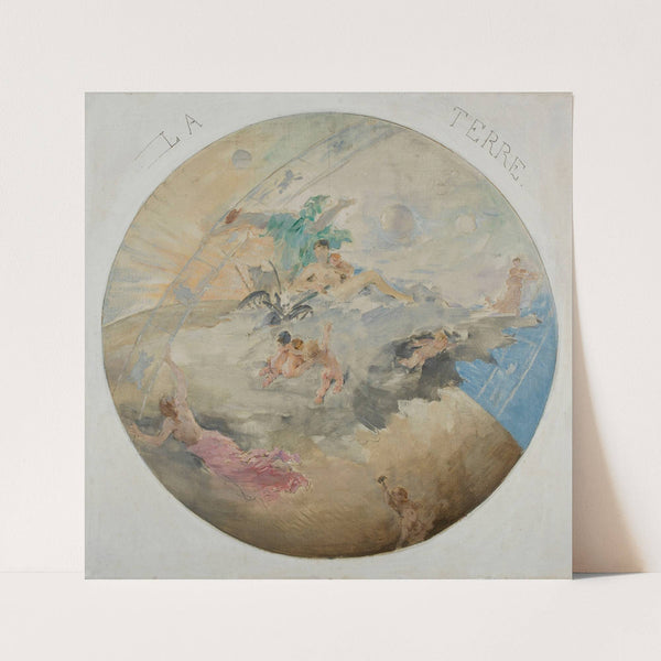 La Terre (1891 - 1892) by Paul Louis Delance