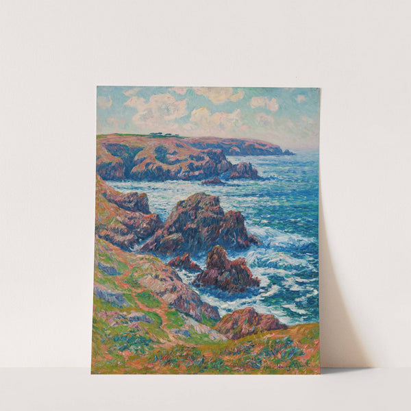 La Terre De Cléden, Point De Raz, Finistère by Henry Moret