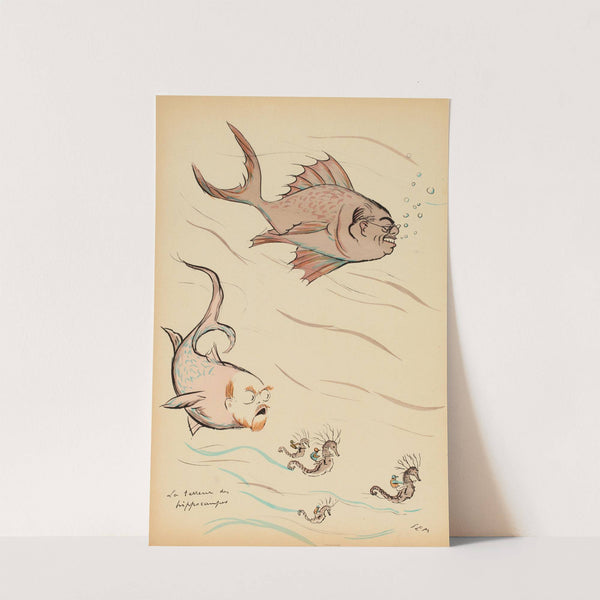 la terreur des hippocampes (1923) by Georges Goursat (Sem)