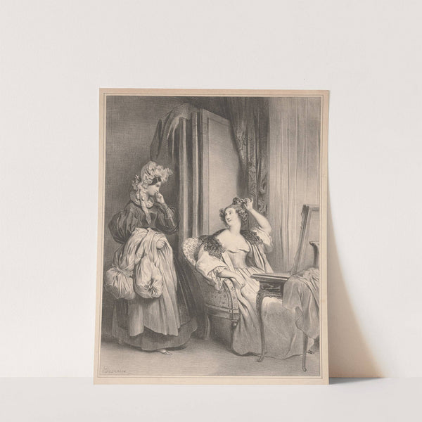 La toilette by Achille Devéria