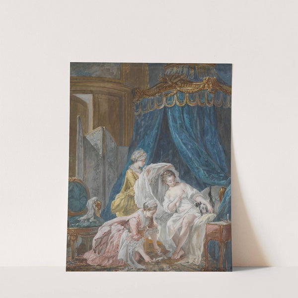 La toilette by Pierre-Antoine Baudouin