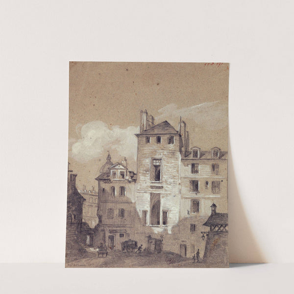 La tour Bichat en 1859, Saint-Jean de Latran by Emile Henri Brunner-Lacoste