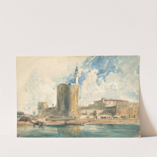 La Tour de Constance à Aigues-Mortes by Paul Huet