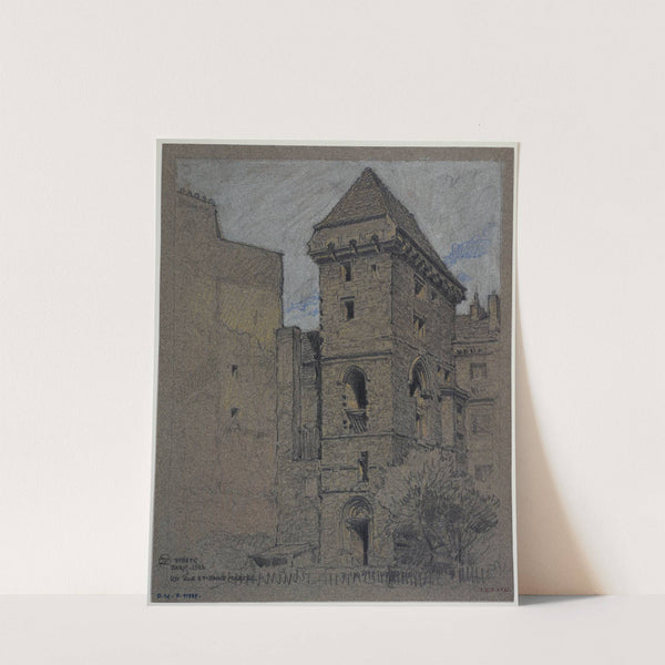 La tour de Jean-sans-Peur, 20 rue Etienne Marcel by Ferdinand Boberg