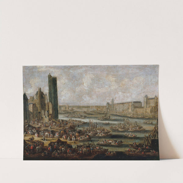 La Tour de Nesle et le Louvre by Pieter Casteels