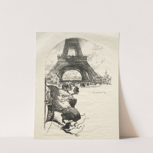 La Tour Eiffel (1889) by Auguste Louis Lepère