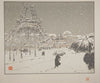 La Tour en construction vue du Trocadero (1902)