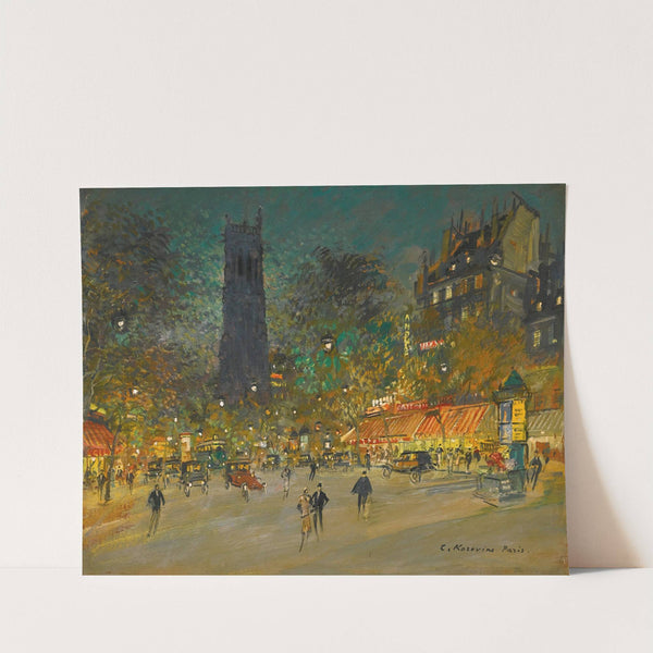 La Tour Saint Jacques by Konstantin Alexeevich Korovin