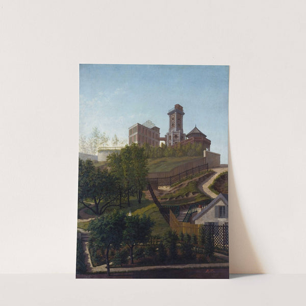 La Tour Solférino, à Montmartre by Léon Rolla