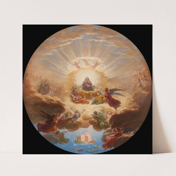 La Translation de la Sainte Maison par les anges by Pierre Claude François Delorme