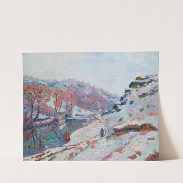 La Vallée de la Sedelle sous la neige, Creuse (1905) by Armand Guillaumin