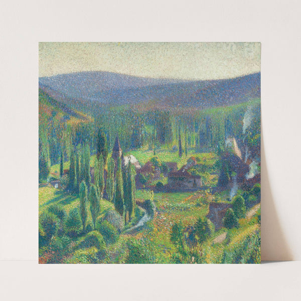 La vallée du vert à Labastide-du-Vert (circa 1920) by Henri Martin