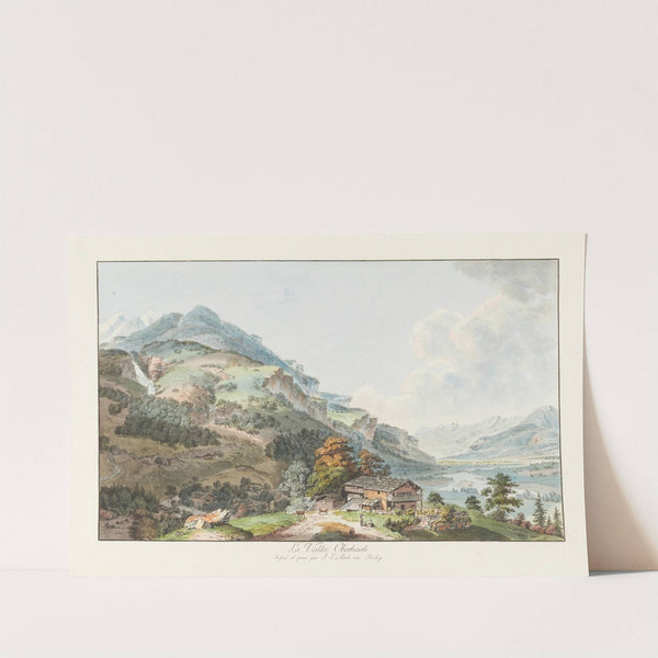 La Vallée Oberhasli by Johann Ludwig Aberli