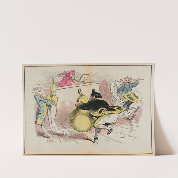 La valse des amovibles (1878) by André Gill