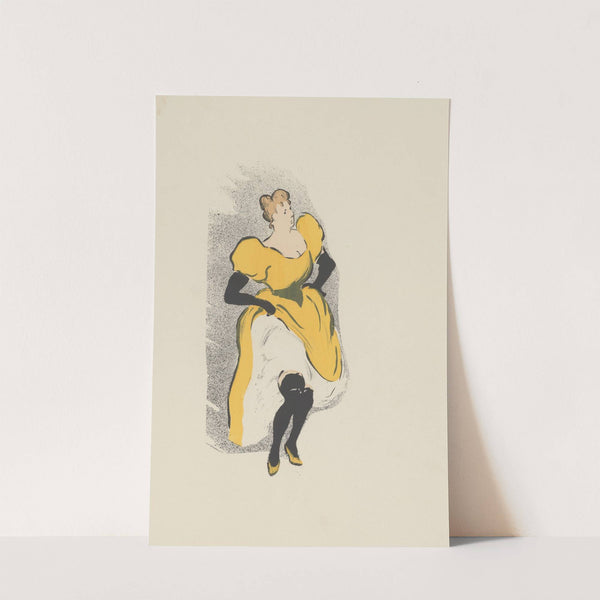 La Valse des Bas Noirs (1895) by Henri-Gabriel Ibels