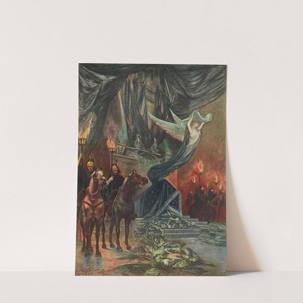 La Veillée funèbre by Georges Jules Victor Clairin