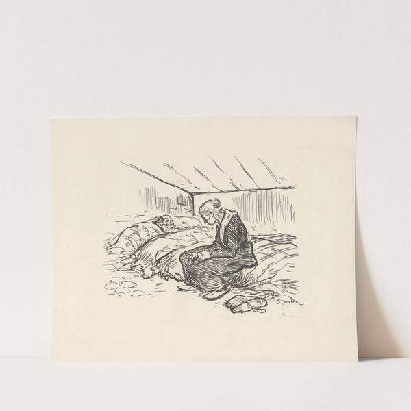 La veuve (1896) by Théophile Alexandre Steinlen