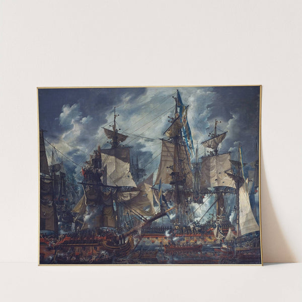 La Victoire d´Hogland by Louis Jean Desprez