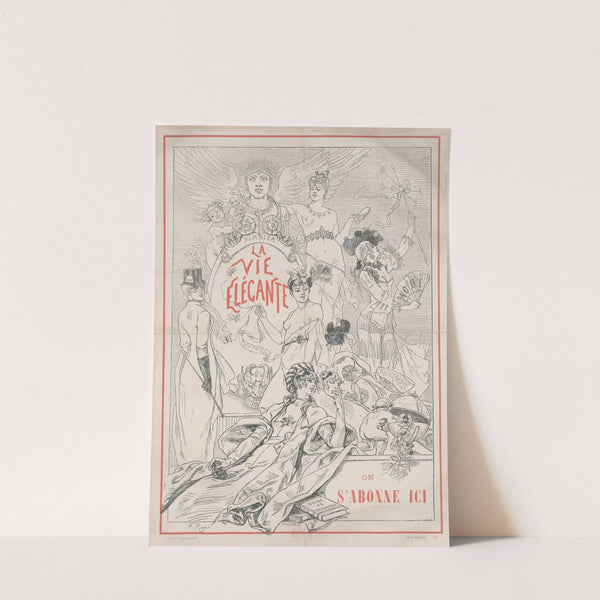 La vie élégante (1882) by Félicien Rops