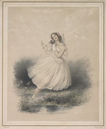 Mlle. Carlotta Grisi. La Sylphide (1844)