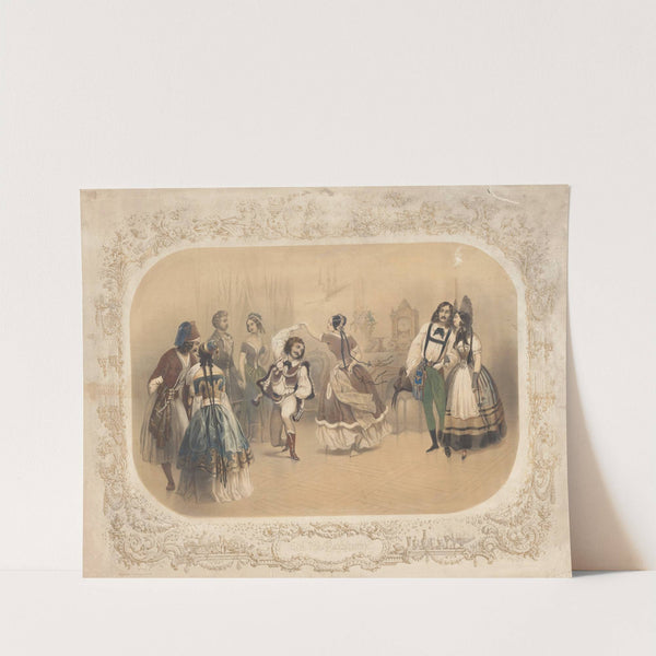 Mlle. Carlotta Grisi. La Sylphide (1844) by Eugène Charles François Guérard