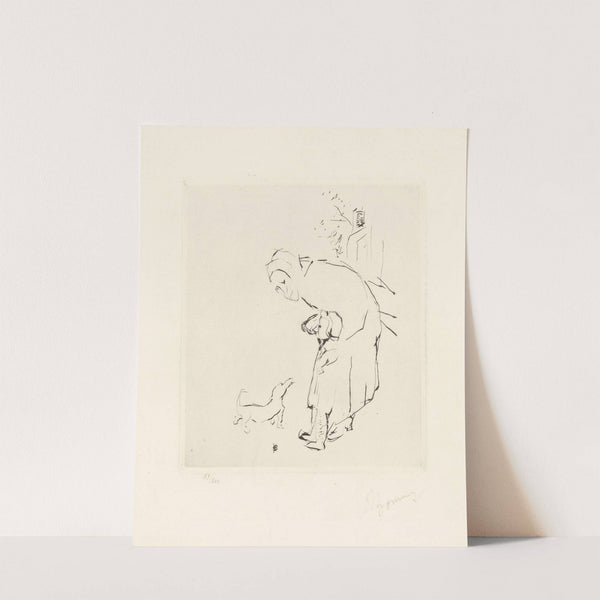 La vieille femme, l’enfant et la basset (1927) by Pierre Bonnard