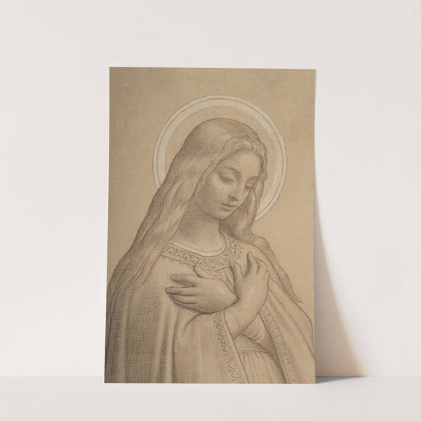 La Vierge devant la Trinité by Joseph Felon