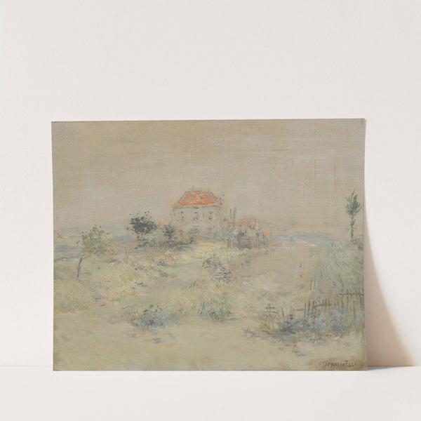 La villa - Environs de Paris by Jean François Raffaëlli